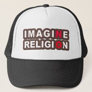Gorra De Camionero No se imagine ninguna religión
