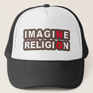 Gorra De Camionero No se imagine ninguna religión