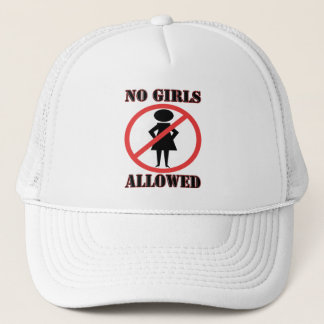Gorra De Camionero No se permiten Chicas