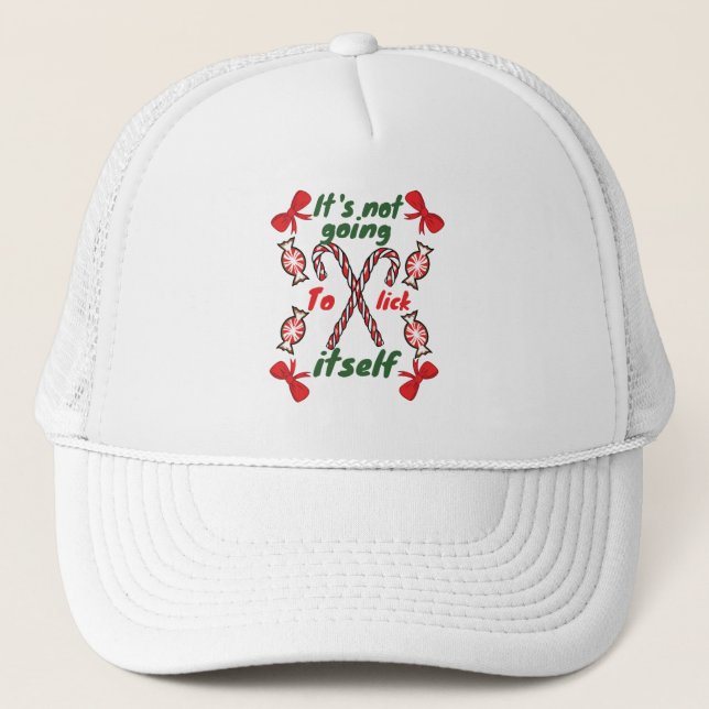 Gorra De Camionero No se va a lamer a sí mismo (Anverso)