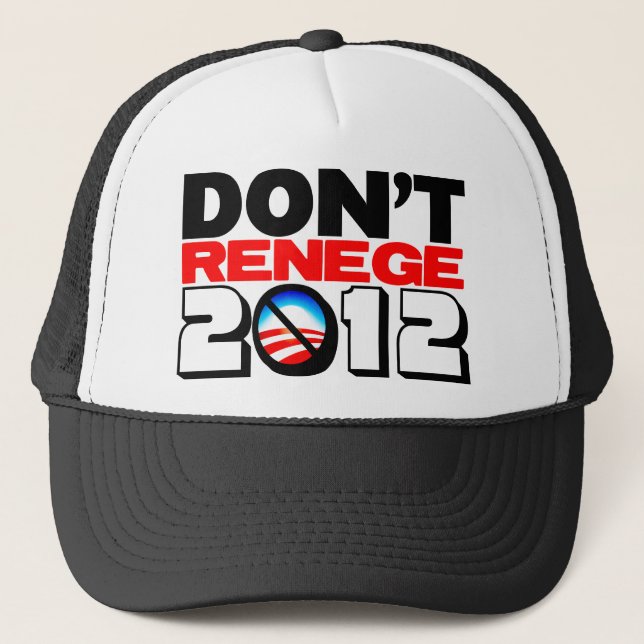 Gorra De Camionero No se vuelva atrás 2012 (Anverso)