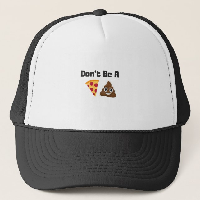 Gorra De Camionero No sea un diseño divertido de la emoji del impulso (Anverso)
