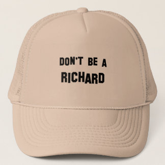 Gorra De Camionero No sea un Richard