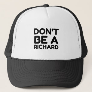 GORRA DE CAMIONERO NO SEA UN RICHARD