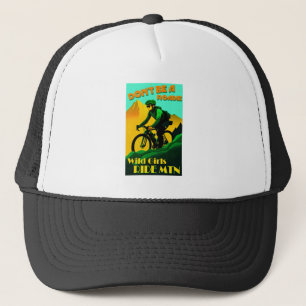 Gorra De Camionero No seas Chicas roadie en bicicleta de montaña