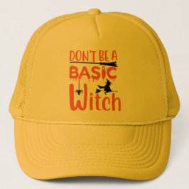 Gorra De Camionero No seas una bruja básica de Halloween