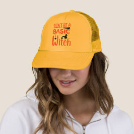 Gorra De Camionero No seas una bruja básica de Halloween