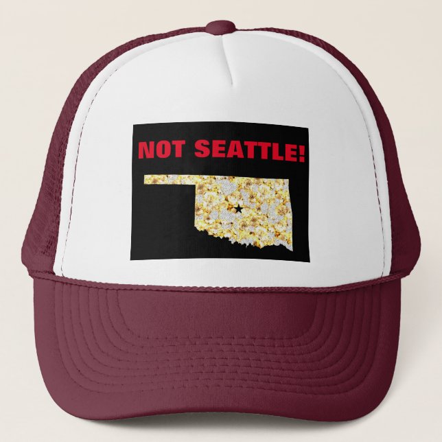 GORRA DE CAMIONERO ¡NO SEATTLE! (Anverso)