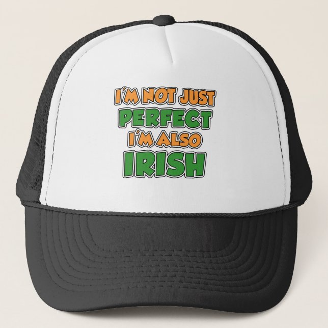 Gorra De Camionero No sólo irlandés perfecto (Anverso)