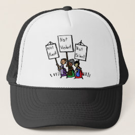 Gorra De Camionero ¡No somos racistas, violentos, o silenciosos!