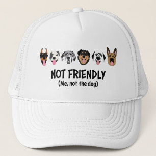 Gorra De Camionero No soy amigable, no es gracioso.