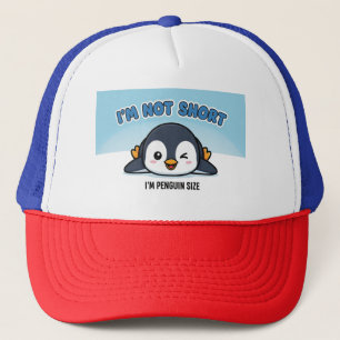 Gorra De Camionero No soy corta, soy pingüino   Cute Funny Pengui