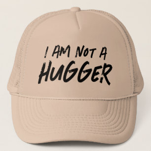 GORRA DE CAMIONERO NO SOY DE LOS QUE ABRAZAN ESLOGAN DIVERTIDO