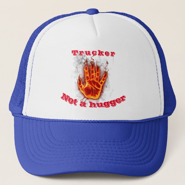 Gorra De Camionero No soy de los que dan abrazos  (Anverso)