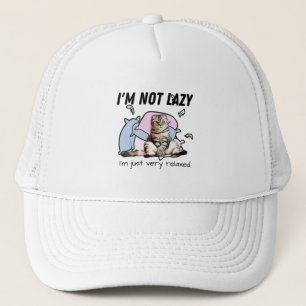 Gorra De Camionero No soy perezoso - solo soy muy relajado - motivaci