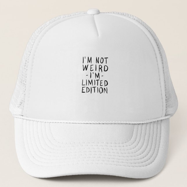 Gorra De Camionero No soy rara edición limitada (Anverso)