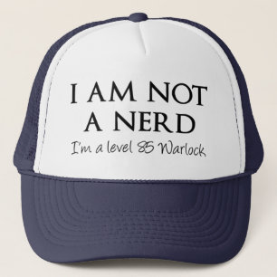 Gorra De Camionero No soy un empollón, yo soy un brujo del nivel 85