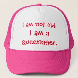Gorra De Camionero No soy una anciana Queenager