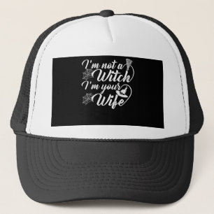 Gorra De Camionero No soy una bruja, soy tu esposa un regalo gracioso