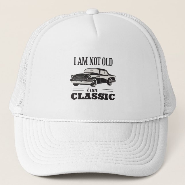 Gorra De Camionero No soy viejo soy clásico (Anverso)
