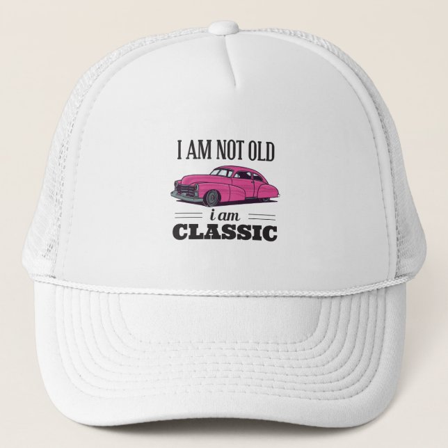 Gorra De Camionero No soy viejo soy clásico (Anverso)