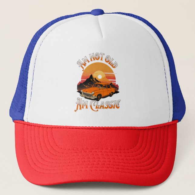 Gorra De Camionero no soy viejo soy clásico (Anverso)