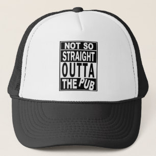 Gorra De Camionero No Tan Directo Fuera Del Humor De Beber Del Pub