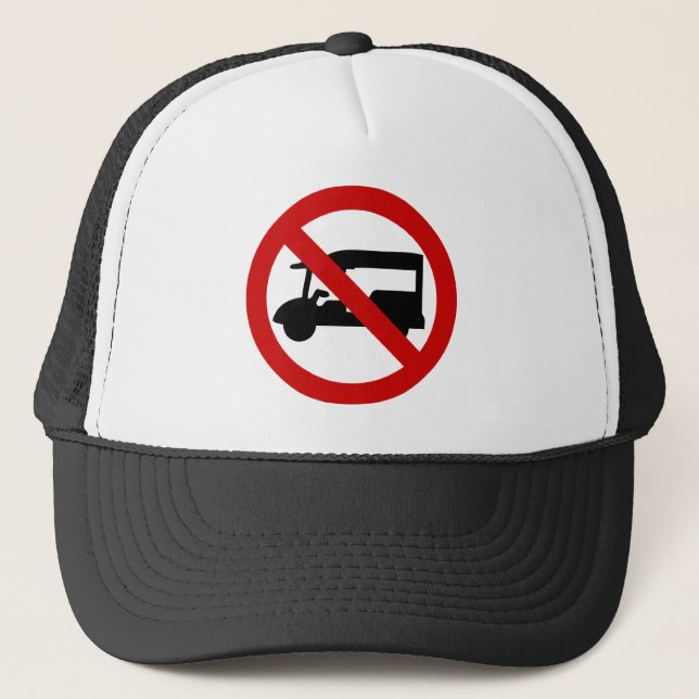 Gorra De Camionero NO TAXI ⚠ Tk-Tuk ⚠ (Anverso)
