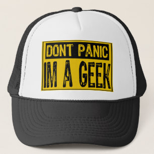 Gorra De Camionero No te pongas en pánico por el Rótulo - Soy un geek
