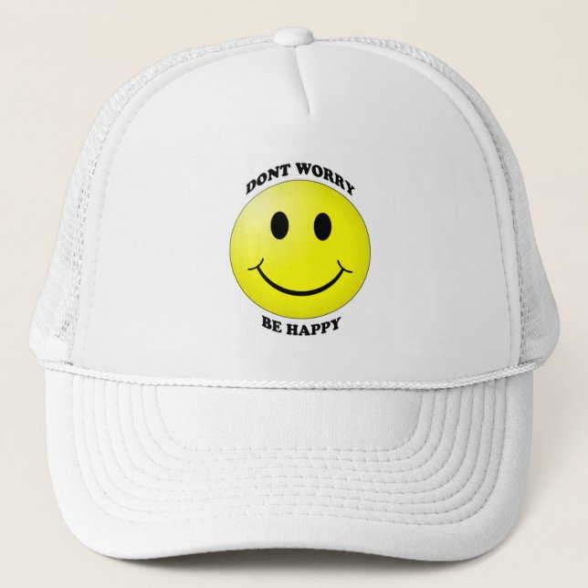 Gorra De Camionero No te preocupes por ser feliz (Anverso)