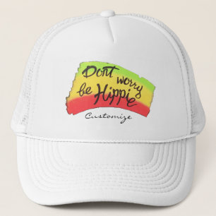 Gorra De Camionero No te preocupes por ser Thunder_Cove hippie
