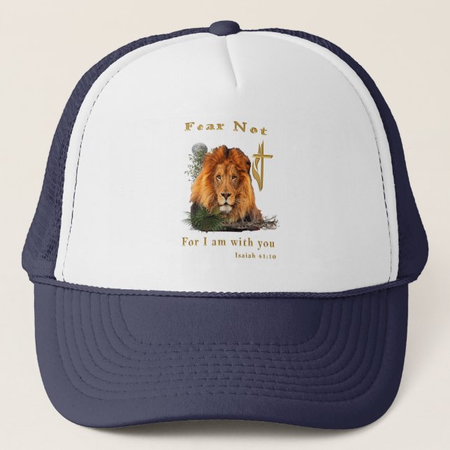 Gorra De Camionero No Temas Porque Yo Estoy Contigo (Anverso)