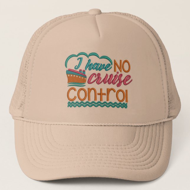 Gorra De Camionero NO tengo control de crucero. (Anverso)