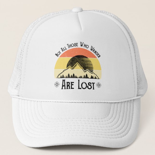 Gorra De Camionero No Todos Los Que Despertan Están Perdidos (Anverso)