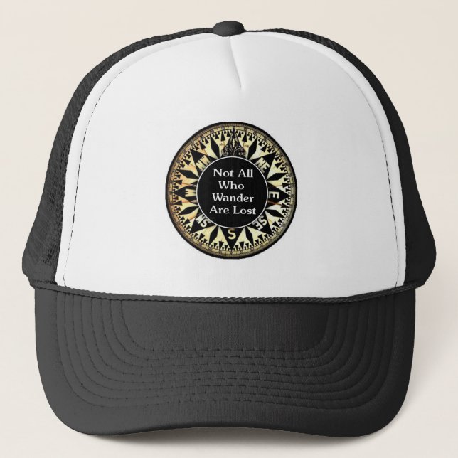 Gorra De Camionero No todos que Wander es cita perdida (Anverso)