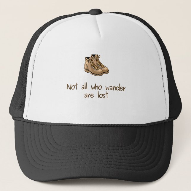 Gorra De Camionero No todos que Wander se pierde (Anverso)