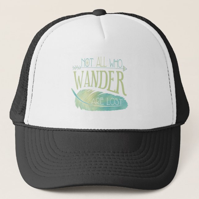 Gorra De Camionero No todos que Wander se pierde (Anverso)
