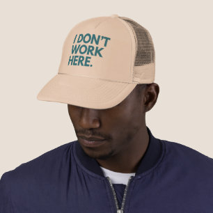 GORRA DE CAMIONERO NO TRABAJO AQUÍ