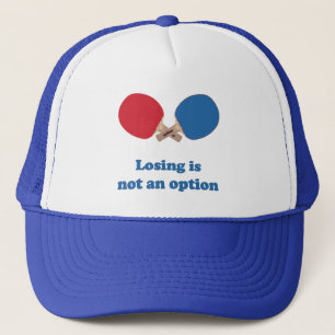 Gorra De Camionero No un ping-pong de la opción