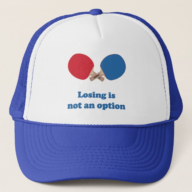 Gorra De Camionero No un ping-pong de la opción (Anverso)