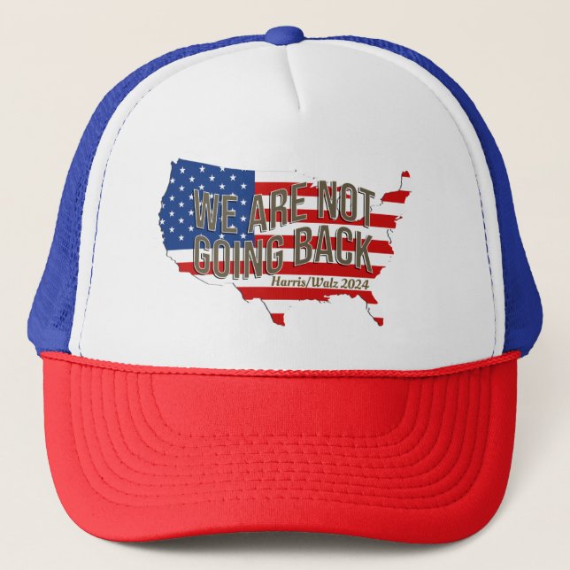 Gorra De Camionero No vamos a volver a Estados Unidos (Anverso)