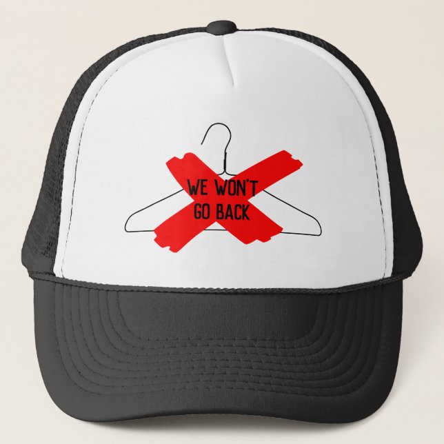 Gorra De Camionero No Volveremos Atrás (percha de alambre) (Anverso)