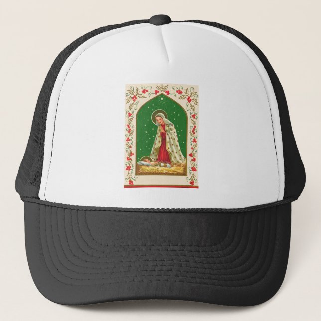 Gorra De Camionero NOB165 Maria y bebé Jesus.tif (Anverso)