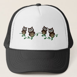 Gorra De Camionero noche de los búhos