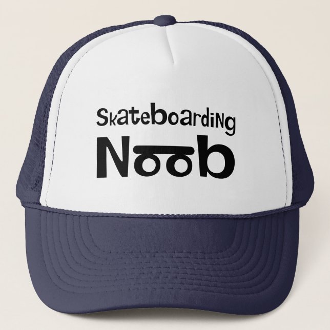 Gorra De Camionero Noche de skateboarding (Anverso)