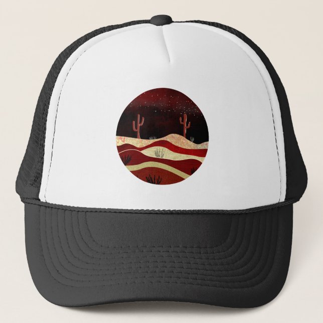 Gorra De Camionero Noche del desierto (Anverso)