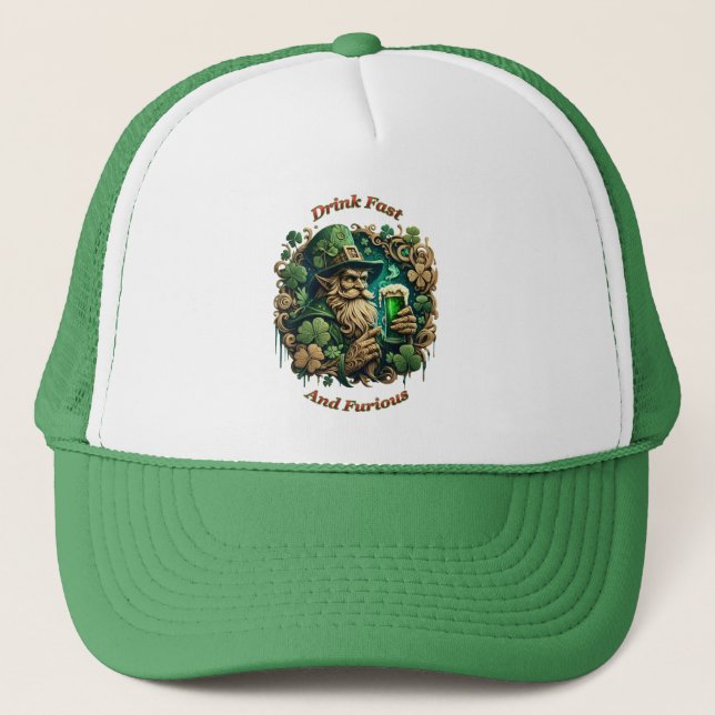 Gorra De Camionero Noche encantada de la tostada de Ale A Leprechauns (Anverso)