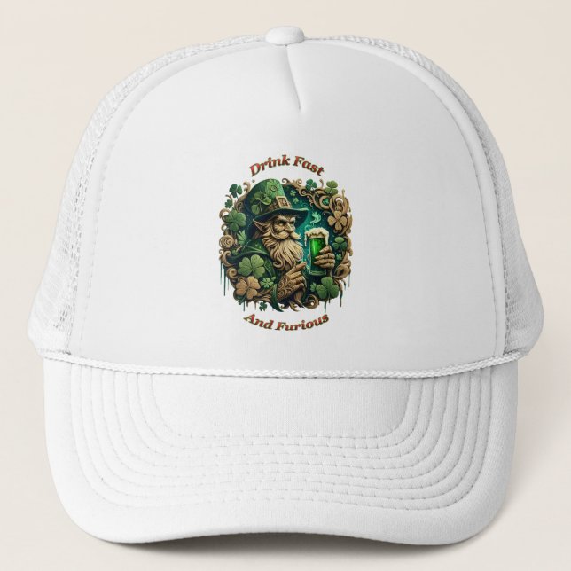 Gorra De Camionero Noche encantada de la tostada de Ale A Leprechauns (Anverso)