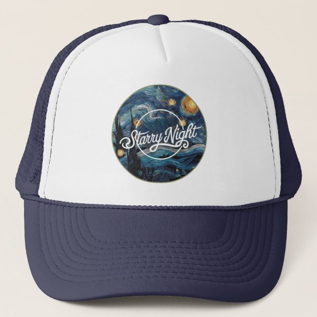 Gorra De Camionero noche estrellada (Anverso)