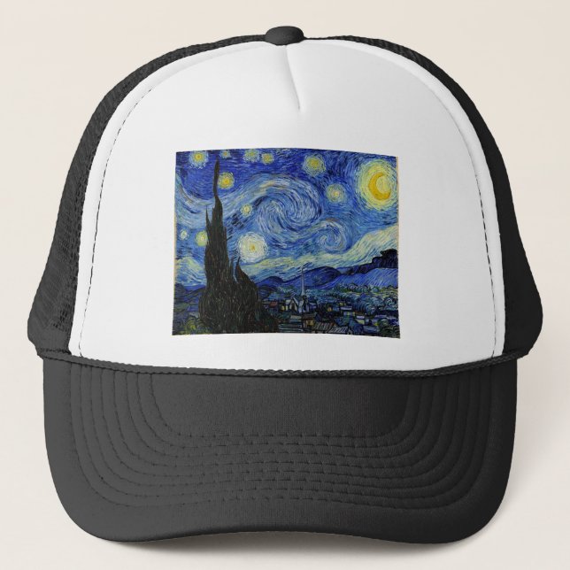 Gorra De Camionero Noche estrellada de Vincent Van Gogh (Anverso)